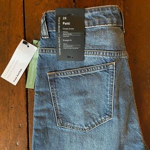 NWT Frank and Oak straight fit jeans